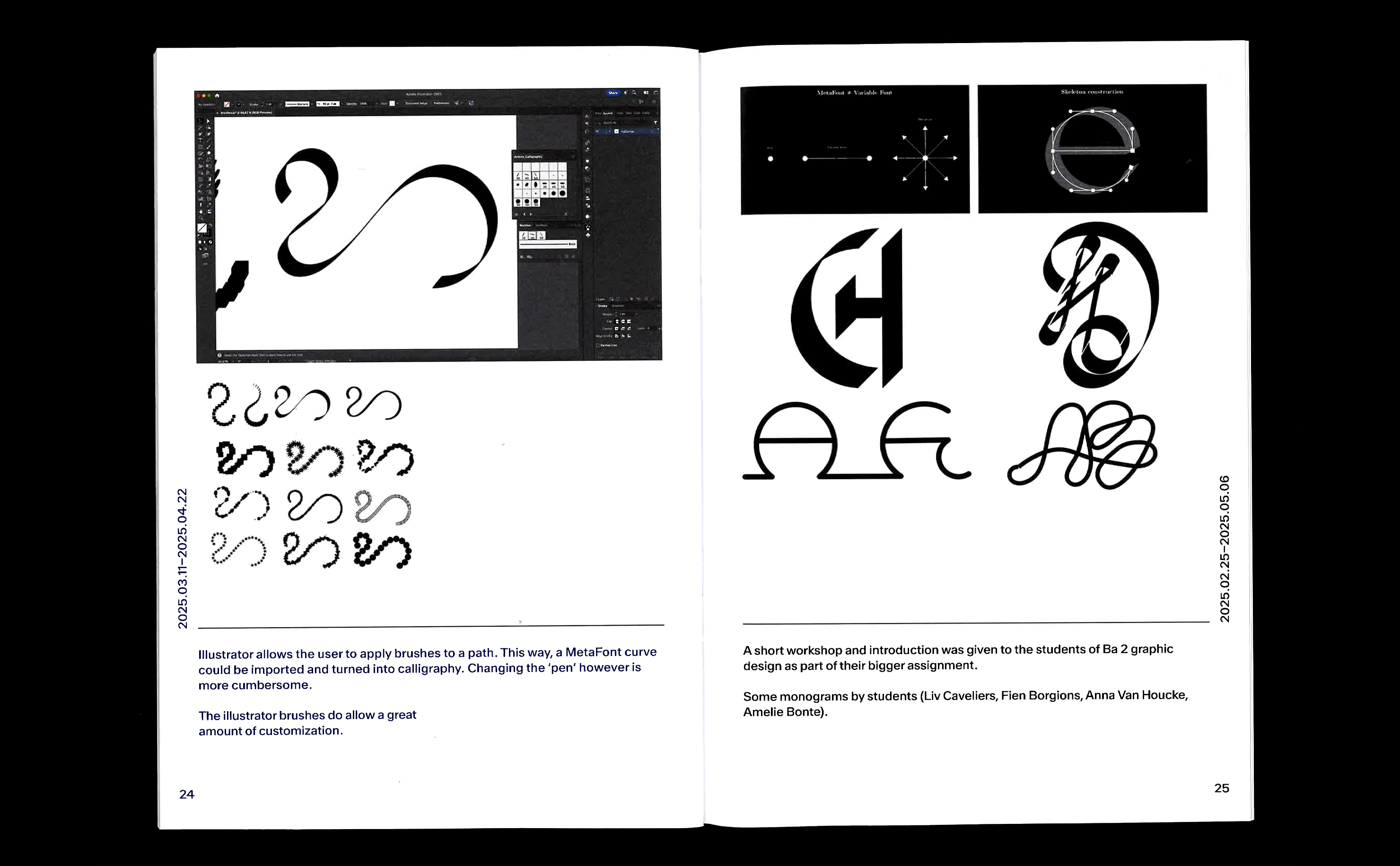 Procesfolio spread